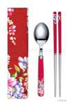 Couverts cadeaux fleur Hakka